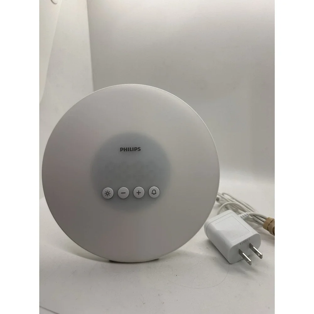 Philips HF3500 Wake Up Light Sunrise Alarm Clock White LED Luminaire‎ Lamp